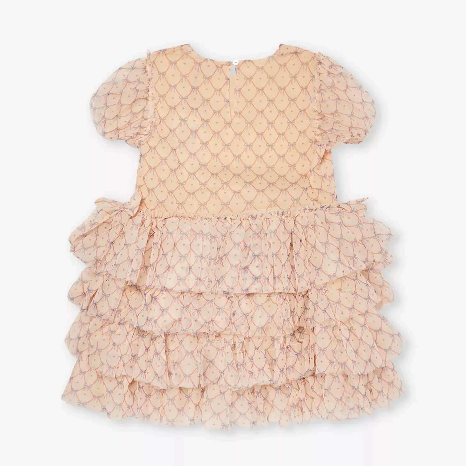 Fay Print Tulle Party Dress (Check Bowie)